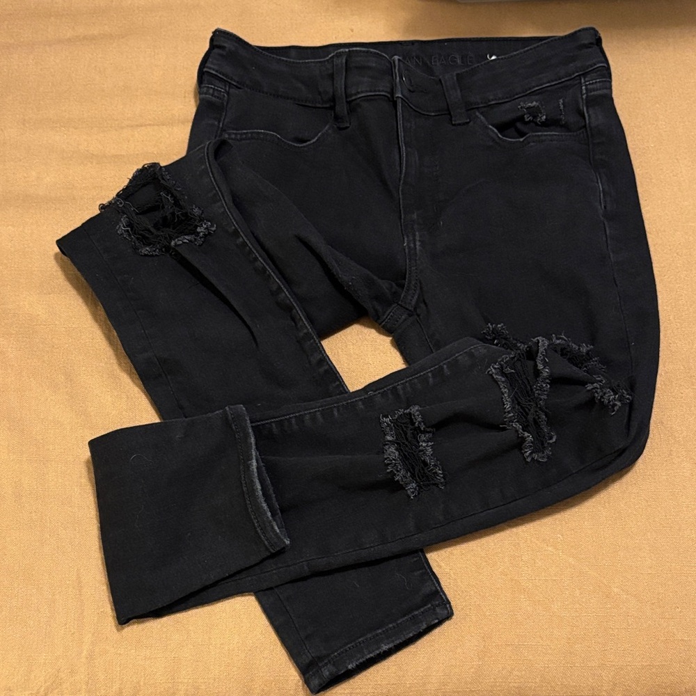 American Eagle Outfitters black high-rise Jegging Jeans